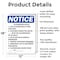 Signmission Playground Rules 1. Use Playground, 12 in W x Rectangle, Aluminum OS-2PACK-NS-A-1218-V-17322 - alternate 5